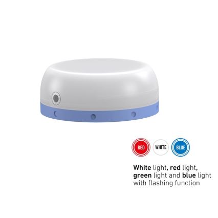 Ledlenser KIDCAMP6 RAINBOW - Dimmbare tragbare LED-Lampe LED/3xAAA IP44 blau