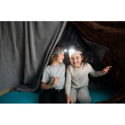 Ledlenser KIDLED2 DINO - Dimmbare LED-Stirnlampe für Kinder LED/1xAAA IPX4 40 lm 20 h grün