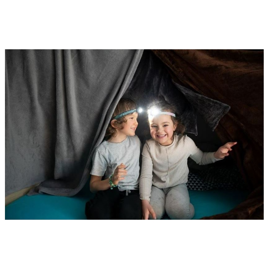 Ledlenser KIDLED2 DINO - Dimmbare LED-Stirnlampe für Kinder LED/1xAAA IPX4 40 lm 20 h grün
