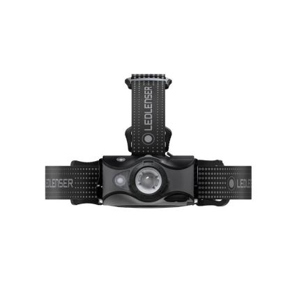 Ledlenser MH7 - LED-dimmbare, wiederaufladbare Stirnlampe 1550 mAh IP54 600 lm 40 h schwarz/grau