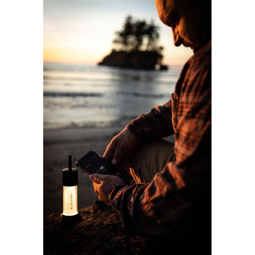 Ledlenser ML6 CONNECT WARM LIGHT - dimmbare, wiederaufladbare LED-Taschenlampe / 3000 mAh / IP66 / 750 lm + Fernbedienung