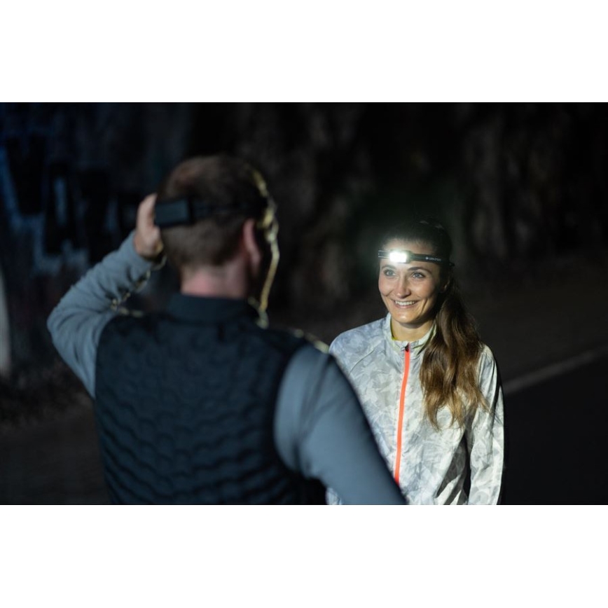 Ledlenser NEO5R - dimm- und wiederaufladbare LED-Stirnlampe LED/1800 mAh IP54 600 lm 35 h schwarz/weiß