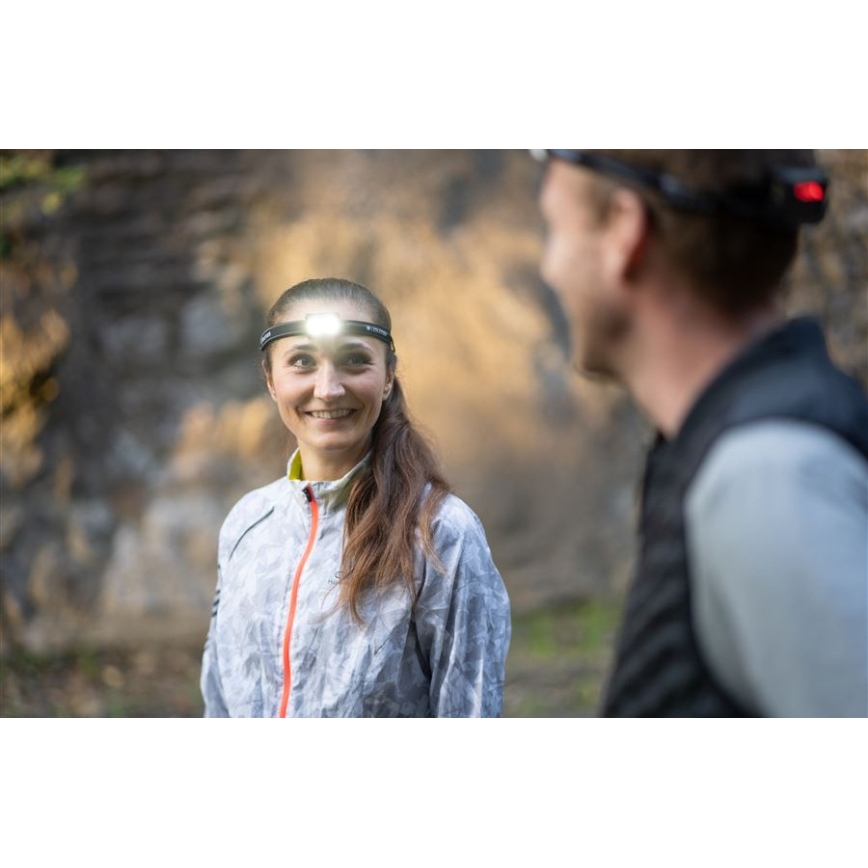 Ledlenser NEO5R - dimm- und wiederaufladbare LED-Stirnlampe LED/1800 mAh IP54 600 lm 35 h schwarz/weiß