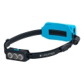 Ledlenser NEO9R - dimmbare, wiederaufladbare LED-Stirnlampe, 5000 mAh, IP54, 1200 lm, 120 h, schwarz/blau