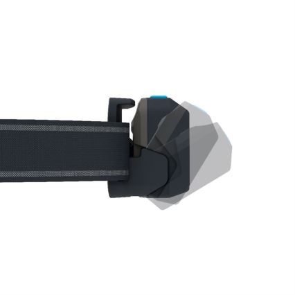 Ledlenser NEO9R - dimmbare, wiederaufladbare LED-Stirnlampe LED/5000 mAh IP54 1200 lm 120 h schwarz/grau