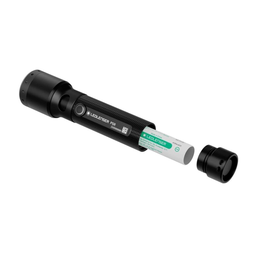 Ledlenser P5R - dimmbare, wiederaufladbare LED-Taschenlampe LED/1xAA/700 mAh IP68 750 lm 20 h schwarz