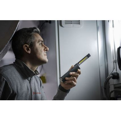 Ledlenser W6R - dimmbare, wiederaufladbare LED-Arbeitsleuchte, 2500 mAh, IP54, 500 lm, 10 h