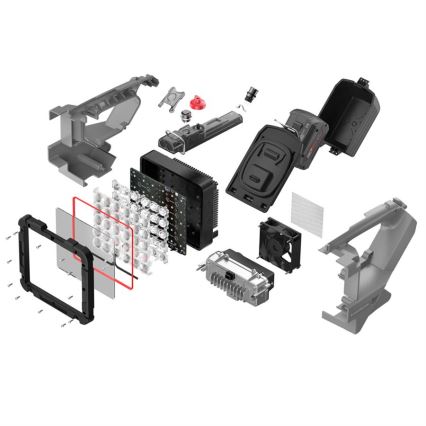 Ledlenser XP30R - dimmbare, wiederaufladbare LED-Taschenlampe, 5000 mAh, IP54, 32000 lm, 16 h, grau