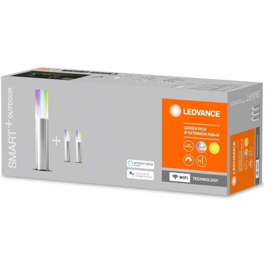 Ledvance - SET 3x LED RGBW Erweiterungsset für Außenleuchte SMART+ MINI 3xLED/3,1W/230V IP65 Wi-Fi