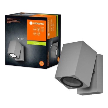 Ledvance - Außen-Wandleuchte ENDURA CLASSIC 1xGU10/35W/230V IP44 grau