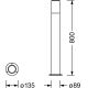 Ledvance - Außenlampe PIPE 1xE27/25W/230V IP44 80 cm