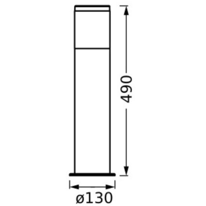 Ledvance - Außenleuchte EBRO 1xE27/20W/230V IP44