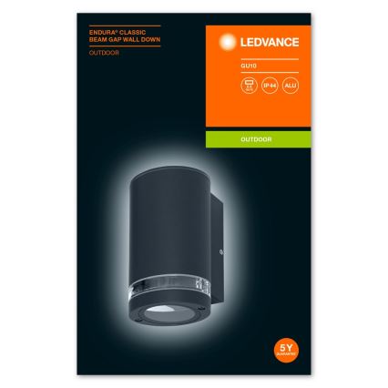 Ledvance - Außenwandbeleuchtung BEAM 1xGU10/35W/230V IP44