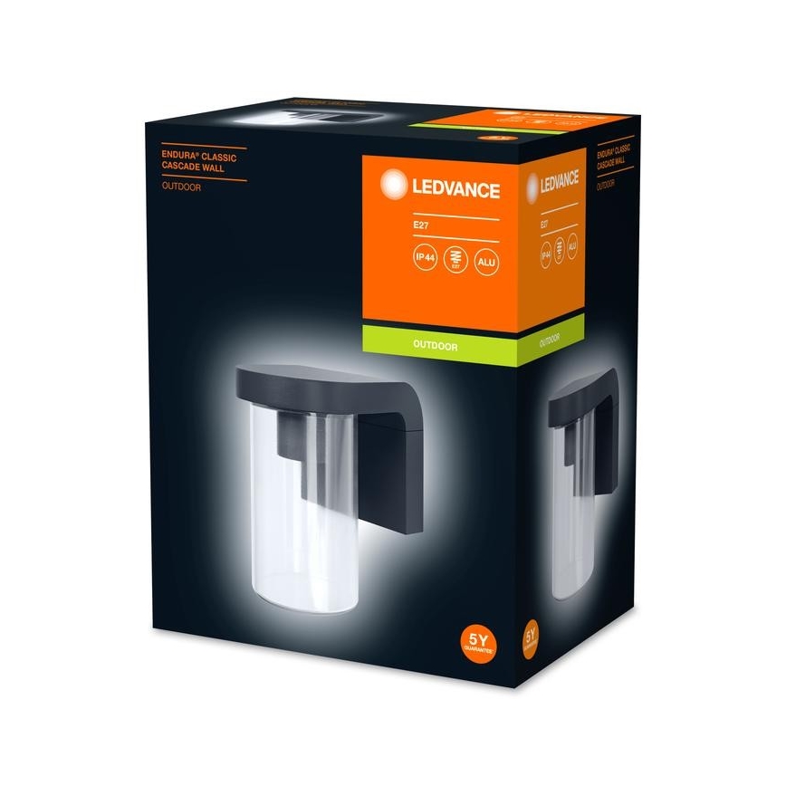 Ledvance - Außenwandleuchte CASCADE 1xE27/25W/230V IP44