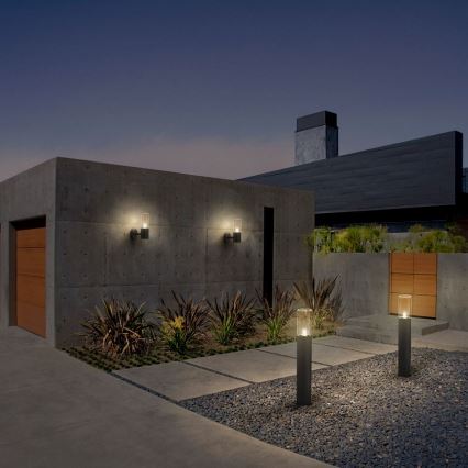 Ledvance - Außenwandleuchte mit Sensor FIGO CYLINDER 1xE27/20W/230V