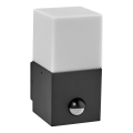 Ledvance - Außenwandleuchte mit Sensor FIGO SQUARE 1xE27/20W/230V