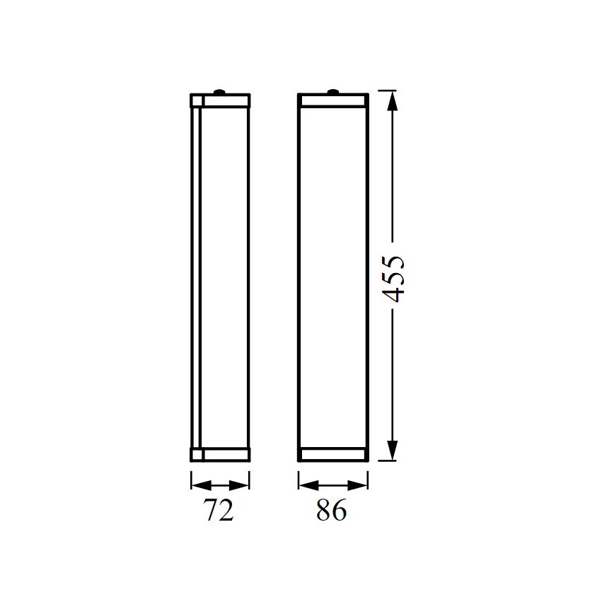 Ledvance - Badezimmer-Wandleuchte BATHROOM CLASSIC 3xE14/12W/230V IP44