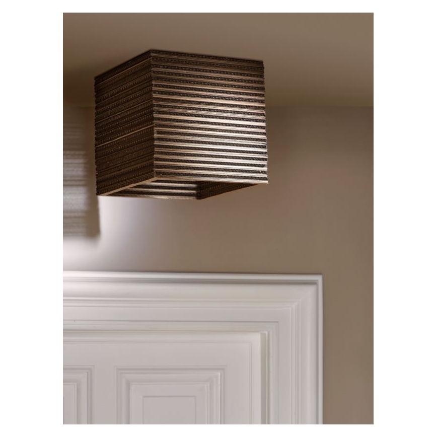 Ledvance - Deckenleuchte DECOR CARDBOARD 1xE27/15W/230V 25x25 cm
