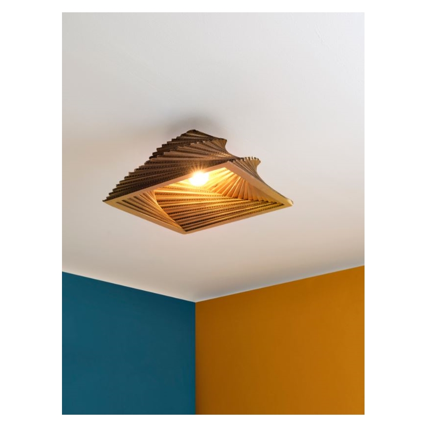 Ledvance - Deckenleuchte DECOR CARDBOARD 1xE27/15W/230V 40x40 cm