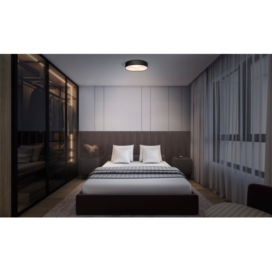 Ledvance - Deckenleuchte ORBIS PARIS 2xE27/25W/230V schwarz