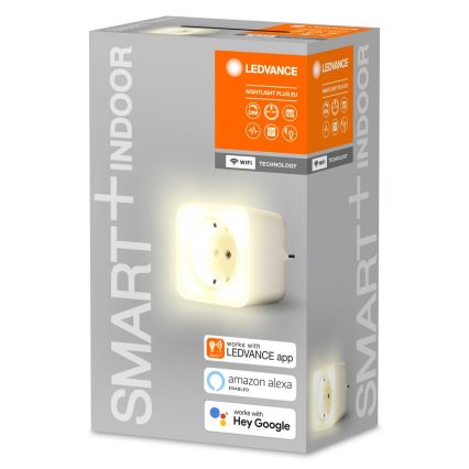 Ledvance - Dimmbare intelligente Steckdose mit LED-Beleuchtung SMART+ PLUG 3680W Wi-Fi