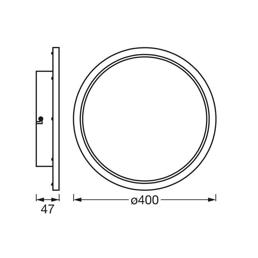 Ledvance - LED dimmbare Badezimmerleuchte SMART+ DISC LED/25W/230V 3000-6500K Wi-Fi IP44