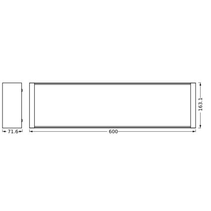 Ledvance - Dimmbare LED-Deckenleuchte OFFICE LINE LED/20W/230V 60 cm + Fernbedienung