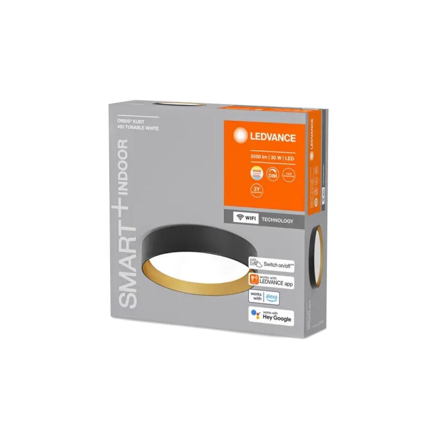 Ledvance – Dimmbare LED-Deckenleuchte SMART+ KURT LED/30W/230V 2700-6500K Wi-Fi