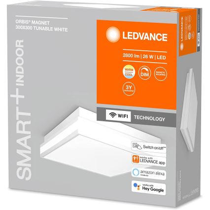 Ledvance - Dimmbare LED-Deckenleuchte SMART+ MAGNET LED/26W/230V 3000-6500K Wi-Fi