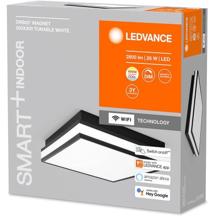 Ledvance - Dimmbare LED-Deckenleuchte SMART+ MAGNET LED/26W/230V 3000-6500K Wi-Fi