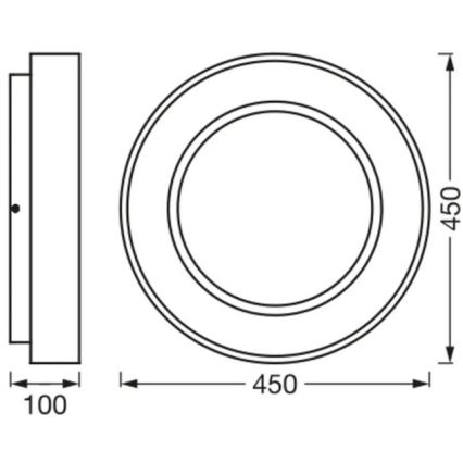 Ledvance – Dimmbare LED-Deckenleuchte SUN@HOME CIRCULAR LED/18,5W/230V Wi-Fi