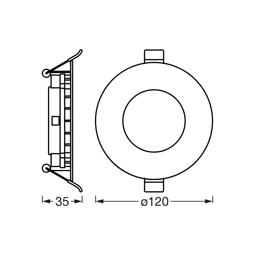Ledvance - Dimmbare LED-Einbauleuchte SUN@HOME LED/8W/230V 2200-5000K CRI 95 Wi-Fi