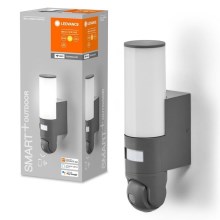 Ledvance - Dimmbare LED-Outdoor-Wandleuchte mit Sensor und Kamera SMART+ LED/16W/230V Wi-Fi IP44