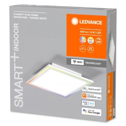 Ledvance – Dimmbare LED-RGBW-Deckenleuchte SMART+ PLANON LED/18W/230V 2700-6500K Wi-Fi