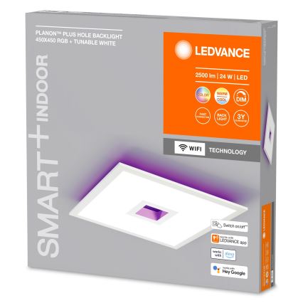 Ledvance – Dimmbare LED-RGBW-Deckenleuchte SMART+ PLANON LED/24W/230V 2700-6500K Wi-Fi