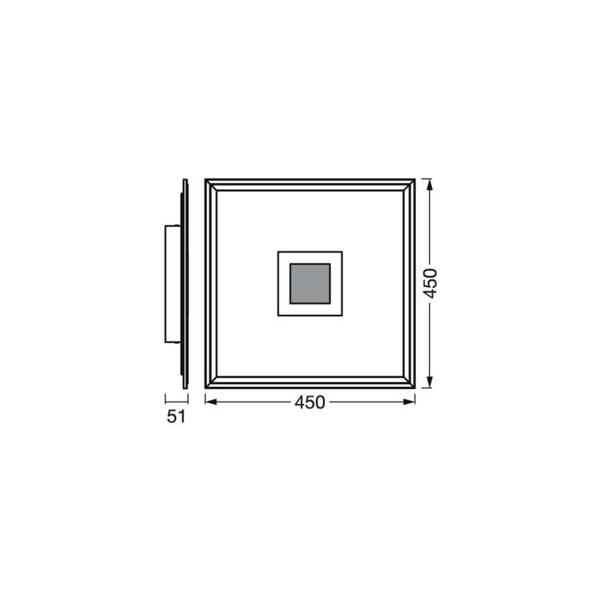 Ledvance – Dimmbare LED-RGBW-Deckenleuchte SMART+ PLANON LED/24W/230V 2700-6500K Wi-Fi