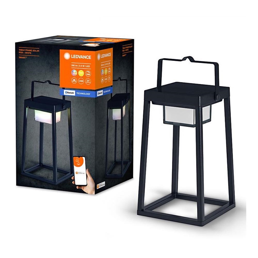 Ledvance - Dimmbare LED-RGBW-Solarleuchte SMART+ TABLE LED/2,5W/3,7V 2200 mAh IP44