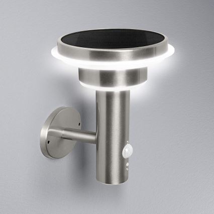 Ledvance - Dimmbare LED-Solarleuchte mit Sensor CIRCLE LED/6W/3,2V 2200 mAh IP44