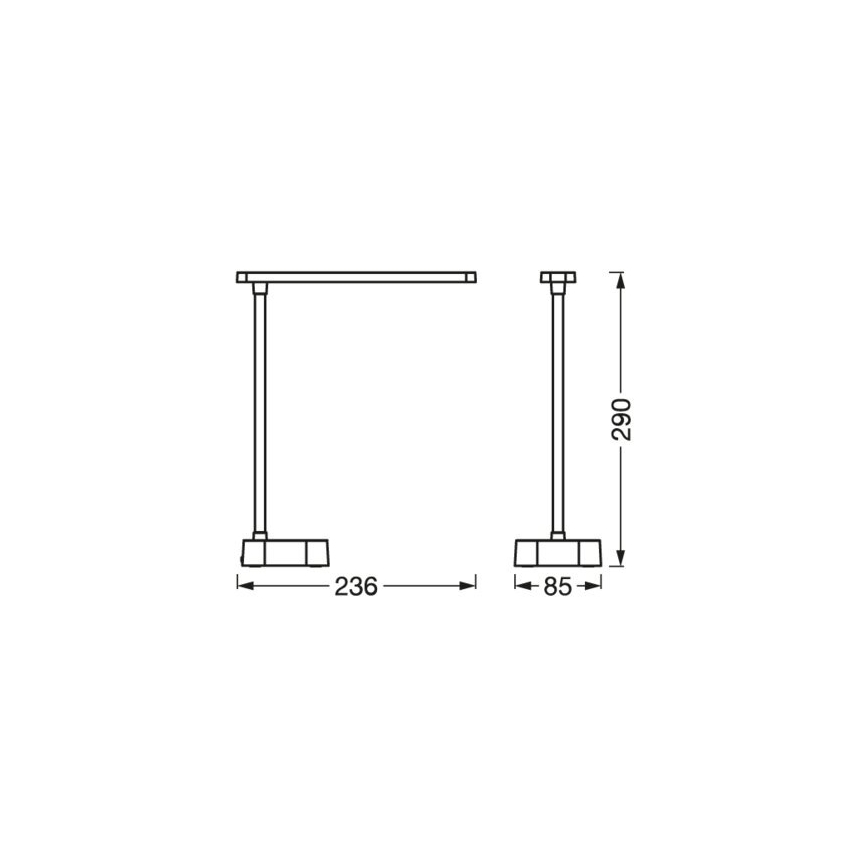 Ledvance - Dimmbare LED-Tischleuchte mit Touch-Funktion PANAN LED/5,2W/5V 1200mAh