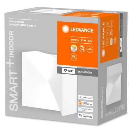 Ledvance - Dimmbare LED-Wandleuchte SMART+ SWAN LED/23W/230V 3000-6500K Wi-Fi