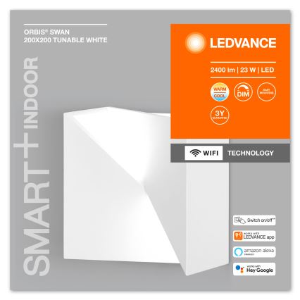 Ledvance - Dimmbare LED-Wandleuchte SMART+ SWAN LED/23W/230V 3000-6500K Wi-Fi