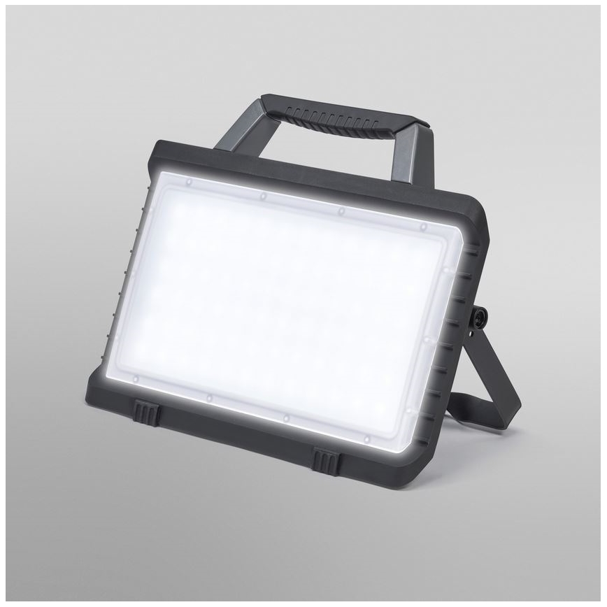 Ledvance - Dimmbarer aufladbarer LED-Außenstrahler WORKLIGHT BATTERY LED/26W/5V IP54