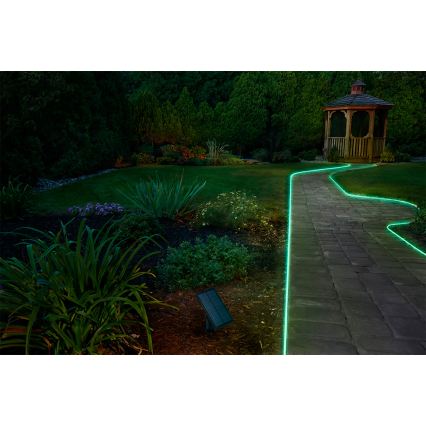 Ledvance - LED RGB dimmbarer solarbetriebener LED-Streifen FLEX MAGIC 5m LED/1,6W/5V + Fernbedienung