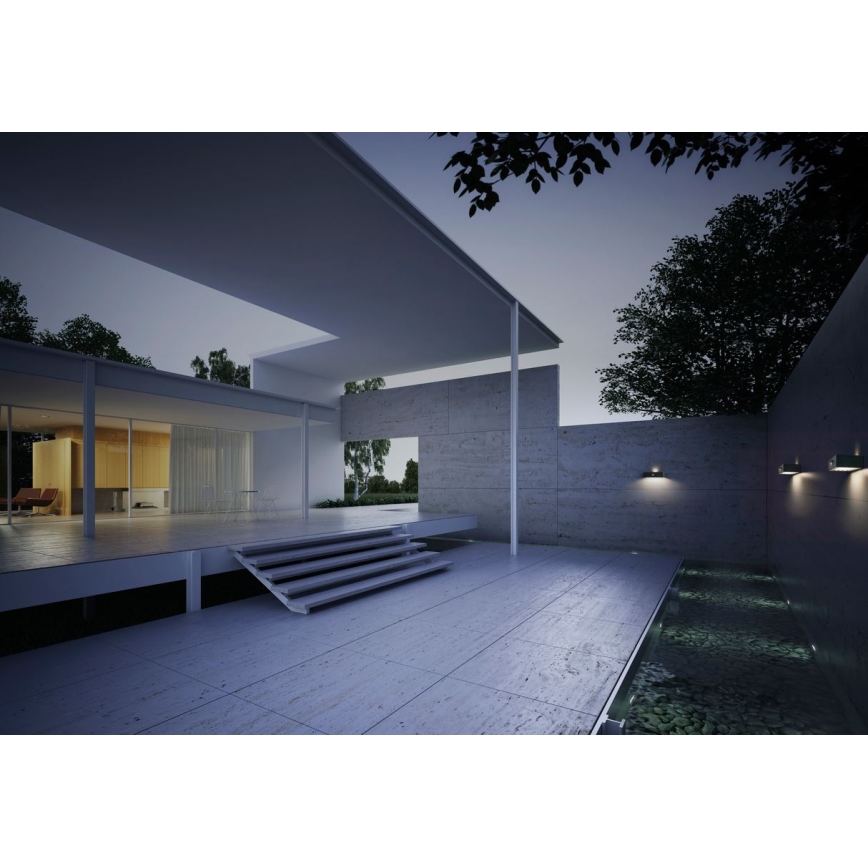 Ledvance - LED Solar-Wandleuchte mit Bewegungs- und Dämmerungssensor ENDURA SOLAR LED/3W/4,2V 1200 mAh IP65