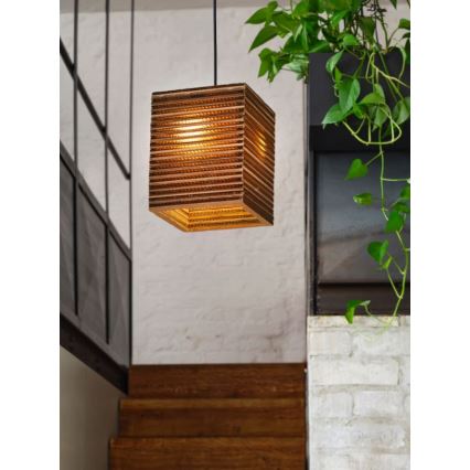 Ledvance - Hängeleuchte DECOR CARDBOARD 1xE27/15W/230V 25x25 cm