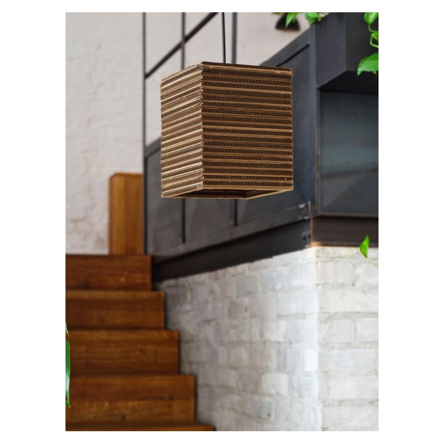 Ledvance - Hängeleuchte DECOR CARDBOARD 1xE27/15W/230V 25x25 cm