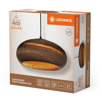 Ledvance - Hängeleuchte DECOR CARDBOARD 1xE27/15W/230V d 40 cm