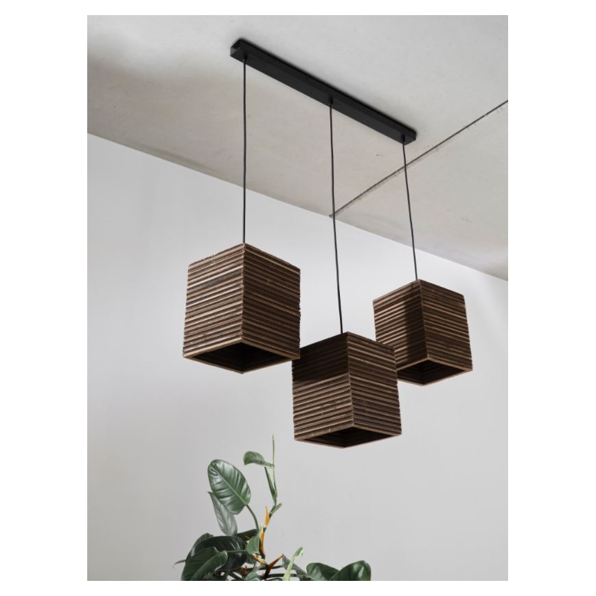 Ledvance - Hängeleuchte DECOR CARDBOARD 3xE27/15W/230V