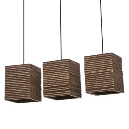 Ledvance - Hängeleuchte DECOR CARDBOARD 3xE27/15W/230V