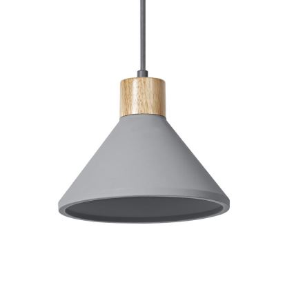 Ledvance - Hängeleuchte DECOR CONCRETE 1xE27/15W/230V d 22 cm Beton grau